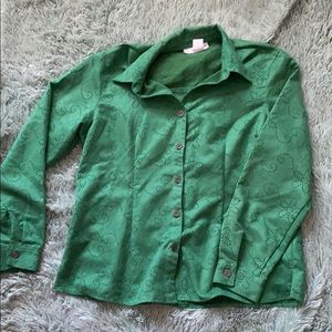 Sag Harbor Green Shirt